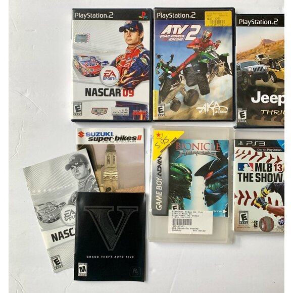 AS IS Lot of EMPTY PS2 PS3 Cases Manuals & 2 Games GTA Vice City Crash Bandicoot - Picture 3 of 10